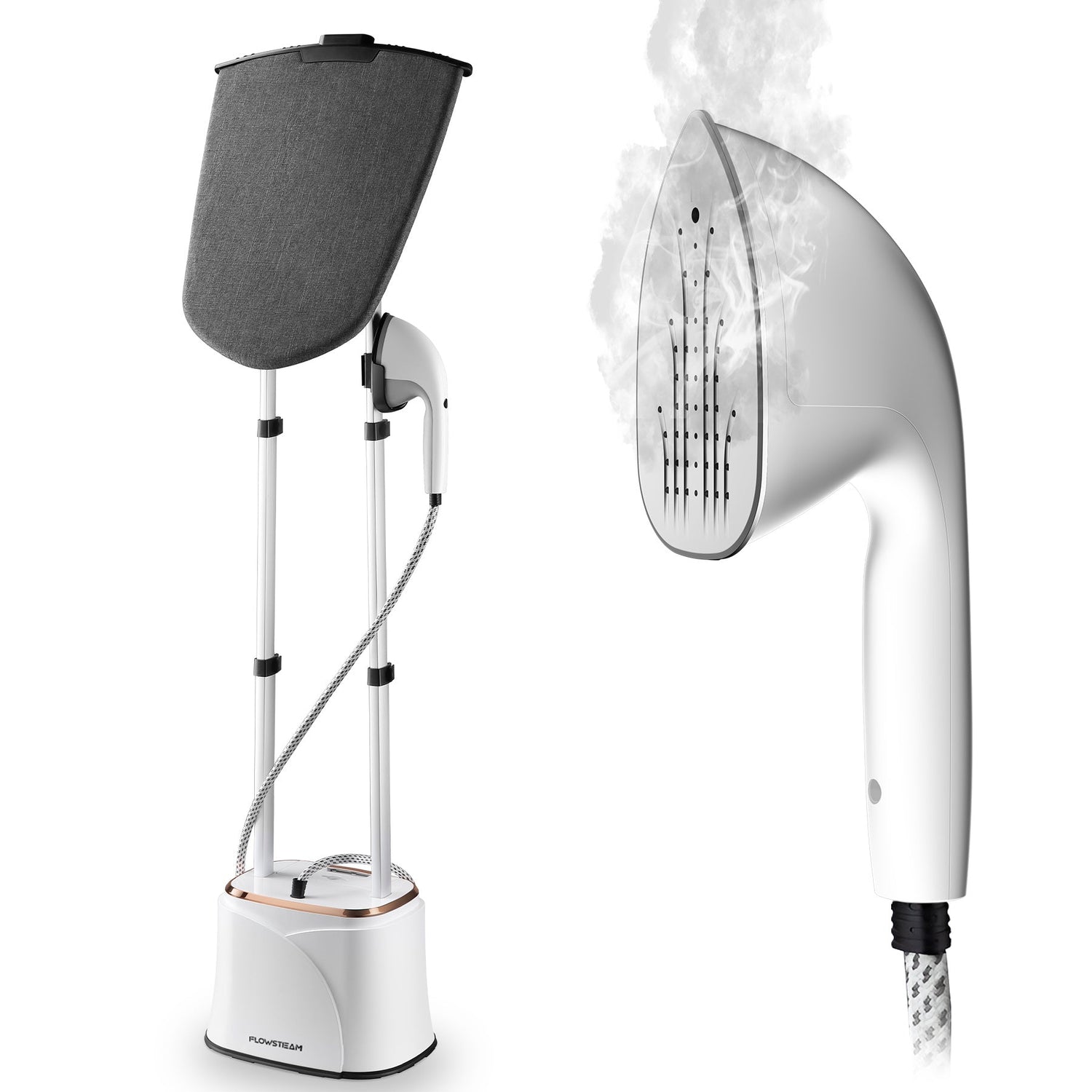 De FLOWSTEAM® PRO Kledingstomer met standaard