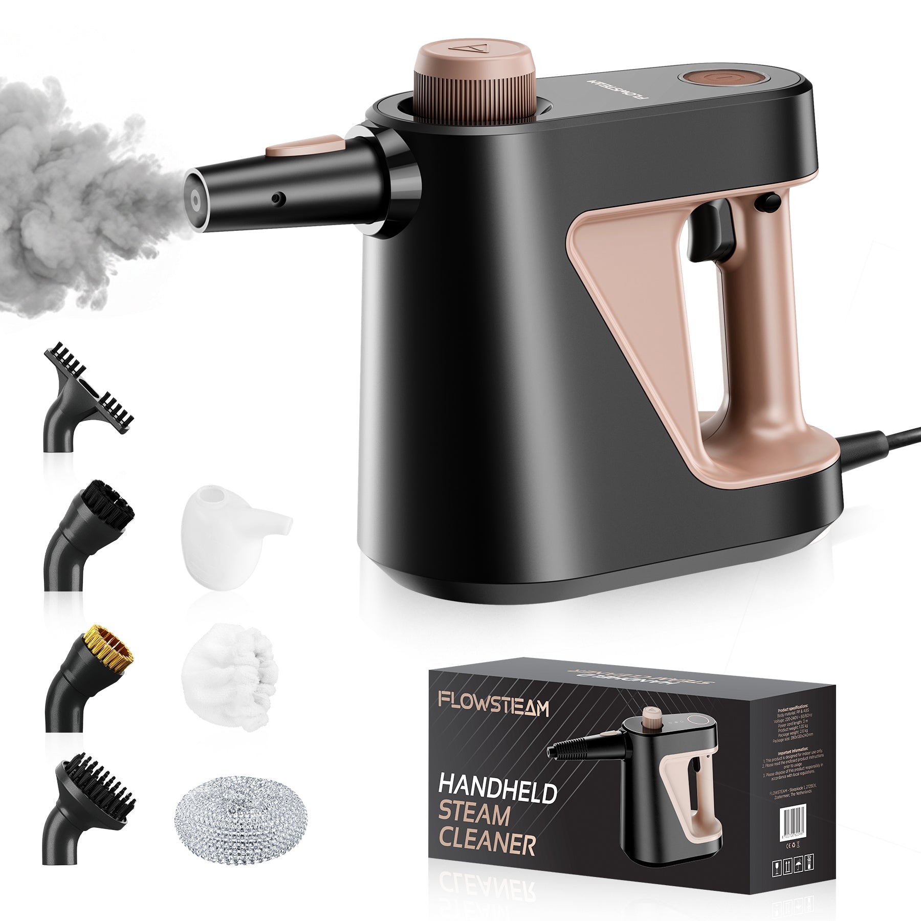 FLOWSTEAM 7-in-1 Handstoomreiniger