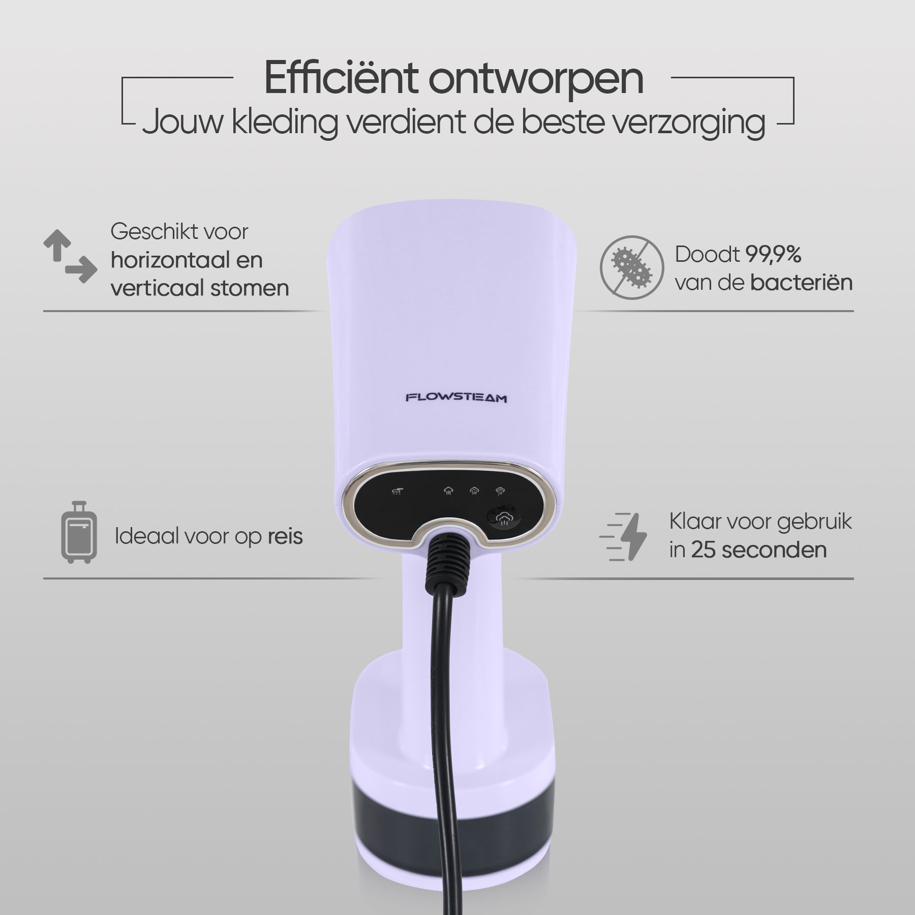 Efficiënt ontwerp van multifunctionele kledingstomer van FLOWSTEAM