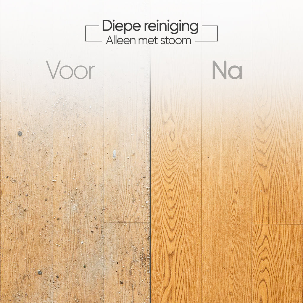 Diepe reiniging met stoom van steam cleaner