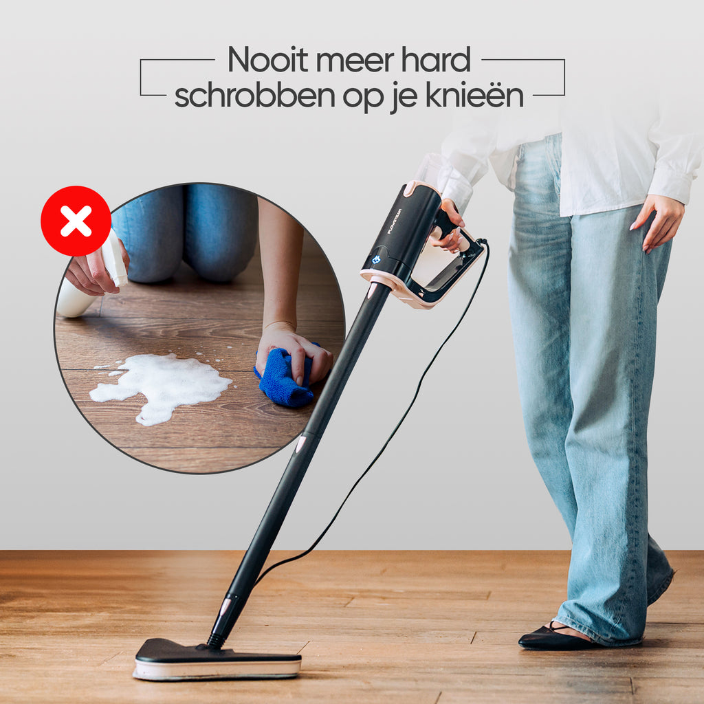 FLOWSTEAM Stoomreiniger voor vloer schoonmaken