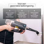 Huis schoonmaken met een stoomreiniger
