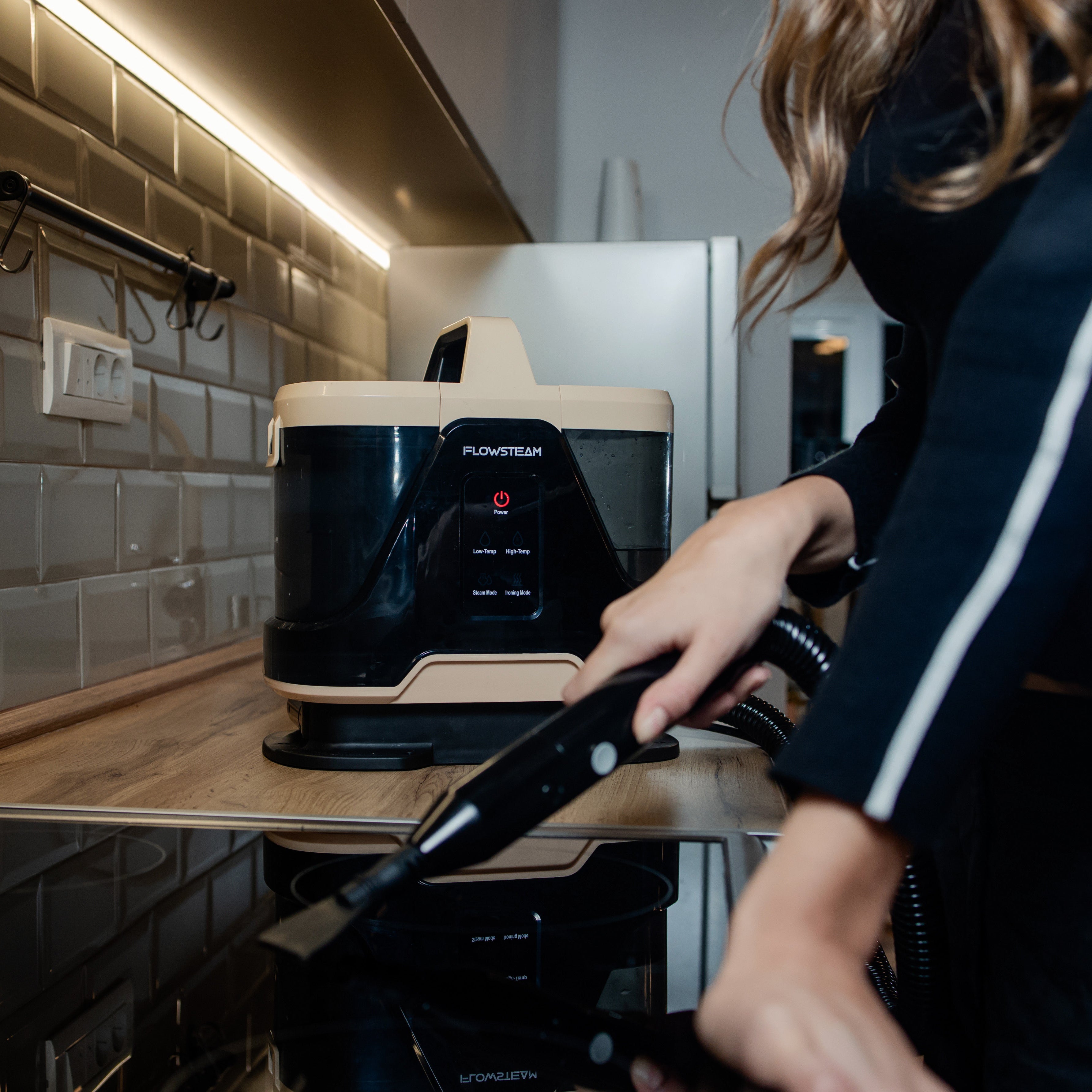 Keuken reinigen met FLOWSTEAM Stoomreiniger PRO