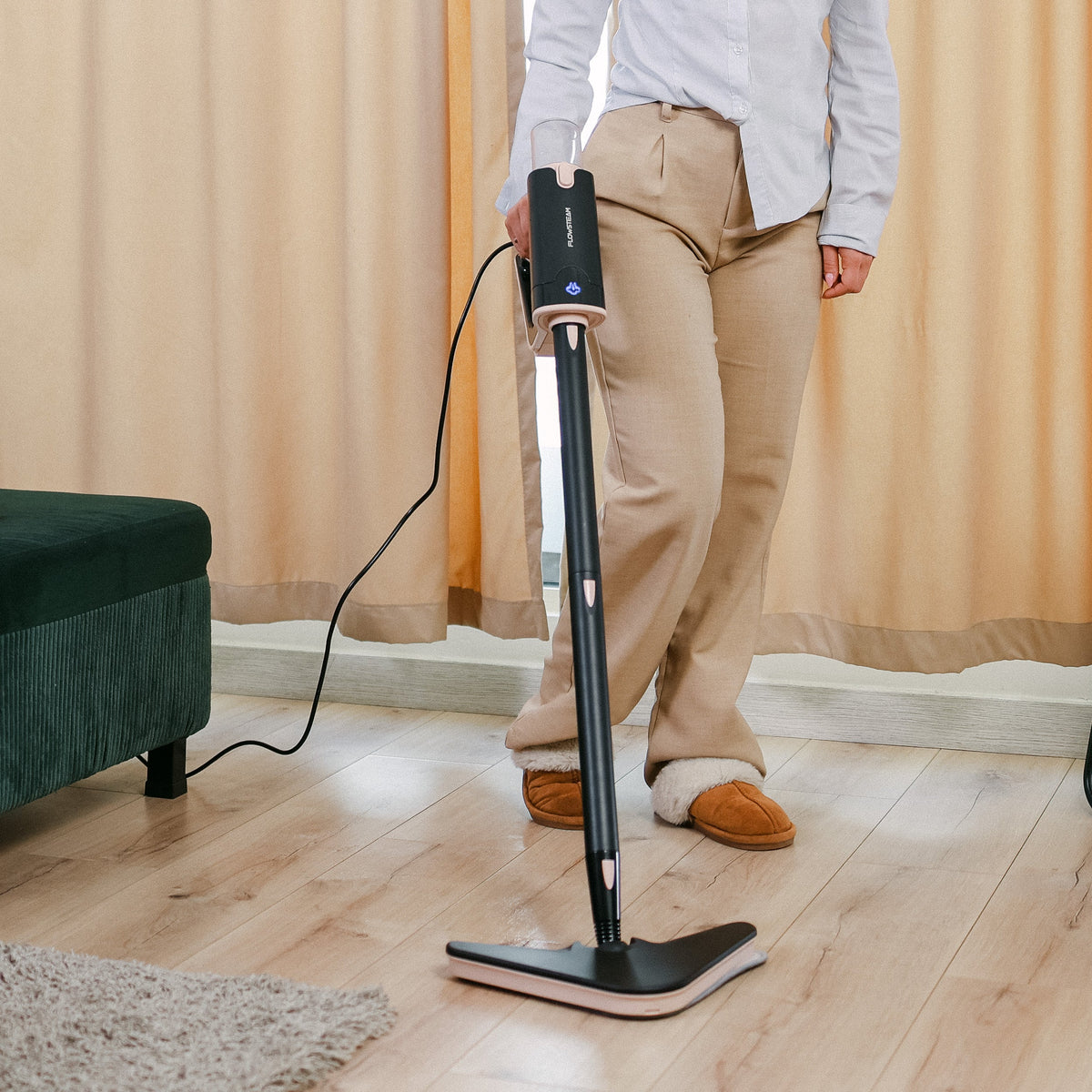 Geen agressieve schoonmaakmiddelen